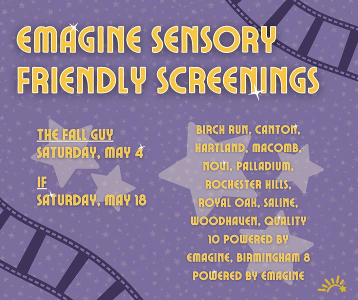 Emagine Theater May Sensory Screenings